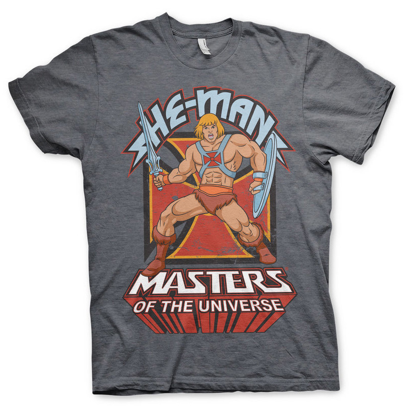 CAMISETA MASTERS OF THE UNIVERSE HE MAN RED